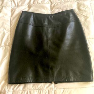 The Limited Leather Mini-Skirt